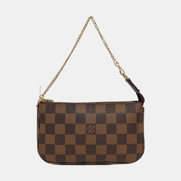 ACCESSOIRES MM Damier Ebene Coated Canvas Brown
