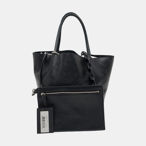 Leather Tote Bag Black