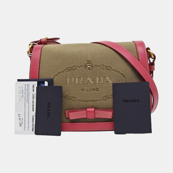 Canvas Shoulder Bag Brown