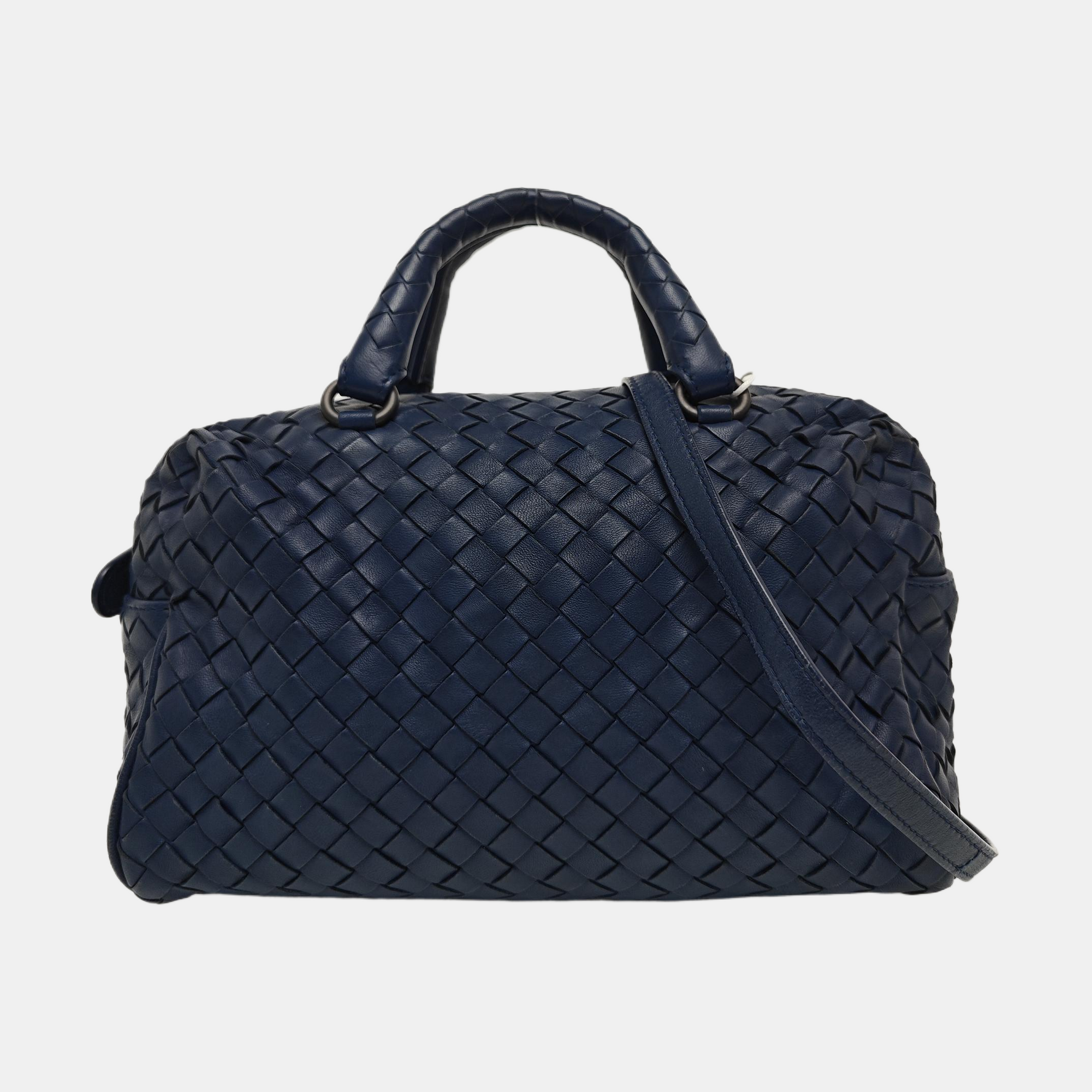 Lambskin Shoulder Bag Blue
