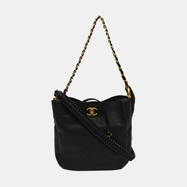 Quilted Calfskin Black