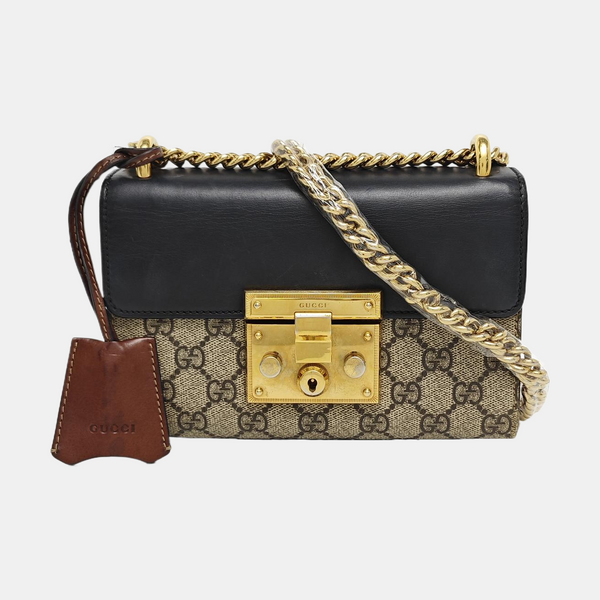 Padlock Small Monogram Coated Canvas Multicolor