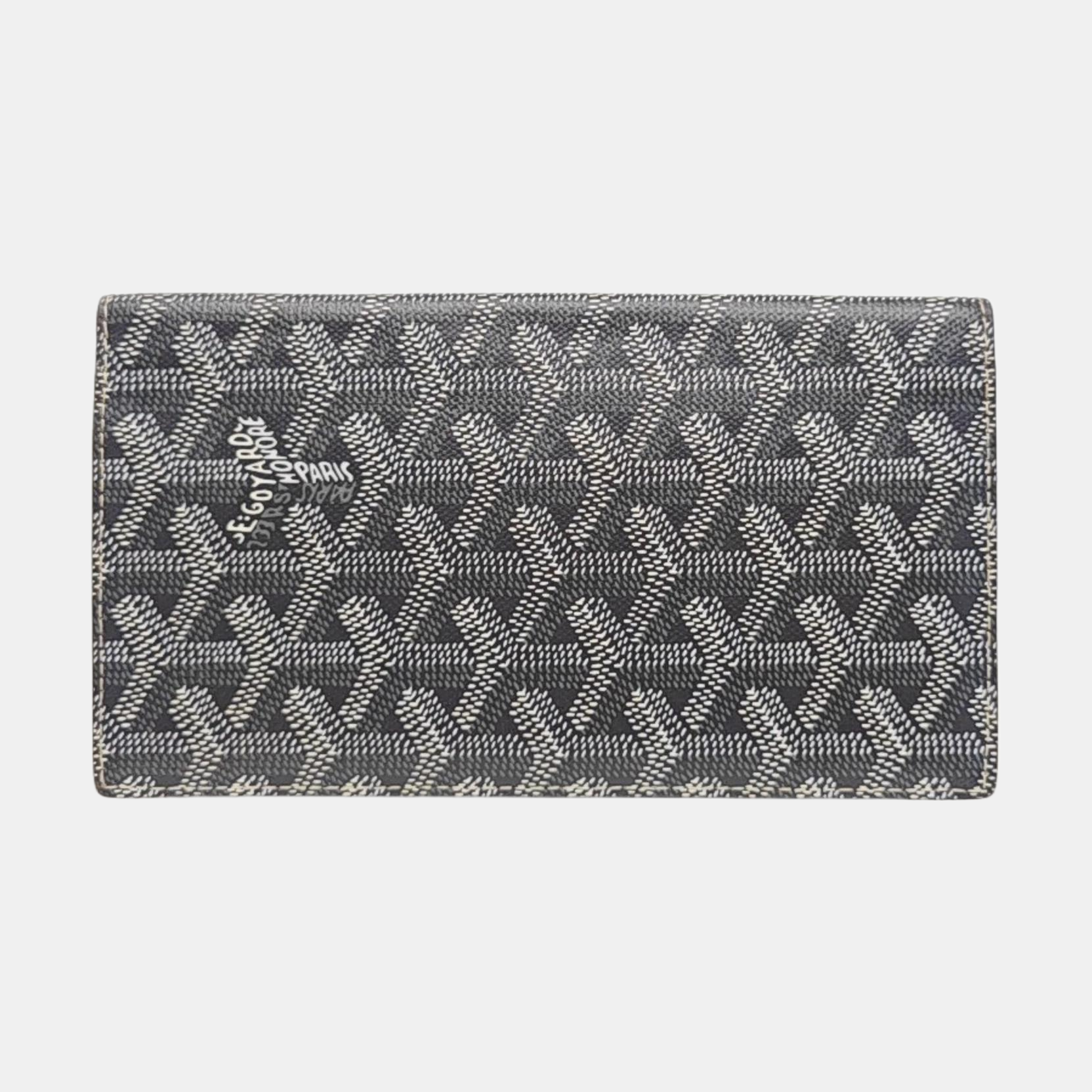 RICHELIEU Coated Canvas Gray Wallet