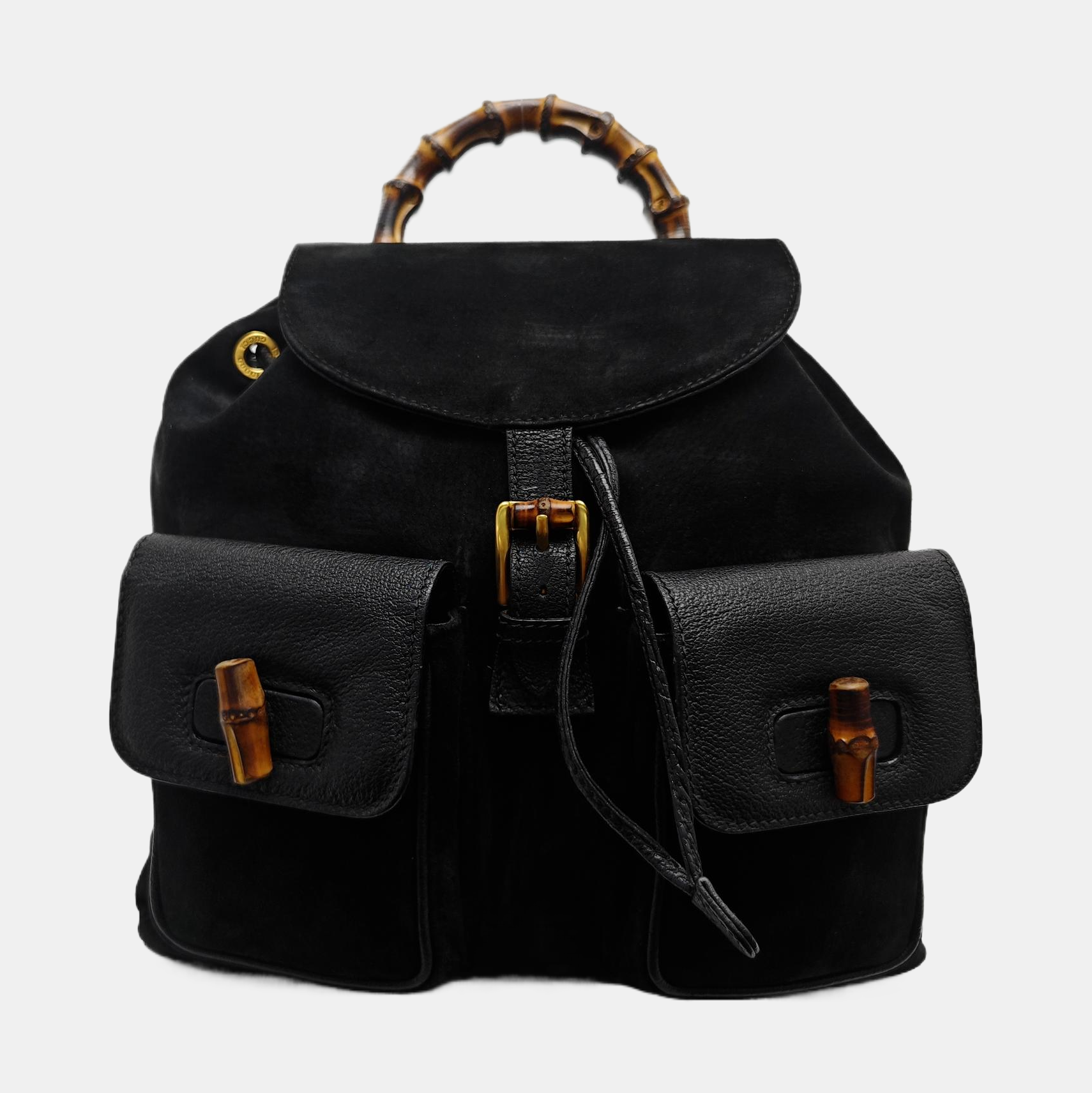 Bamboo 1947 Medium Suede Black