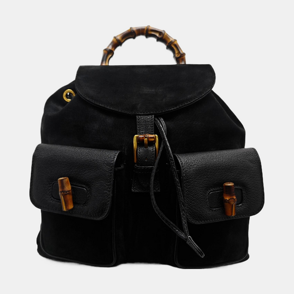Bamboo 1947 Medium Suede Black