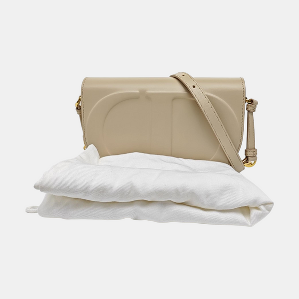 Calfskin Shoulder Bag Beige