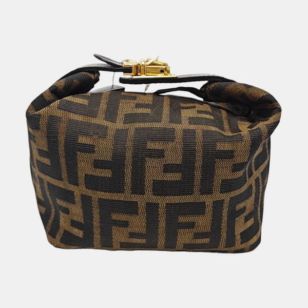 Canvas Top Handle Bag Brown