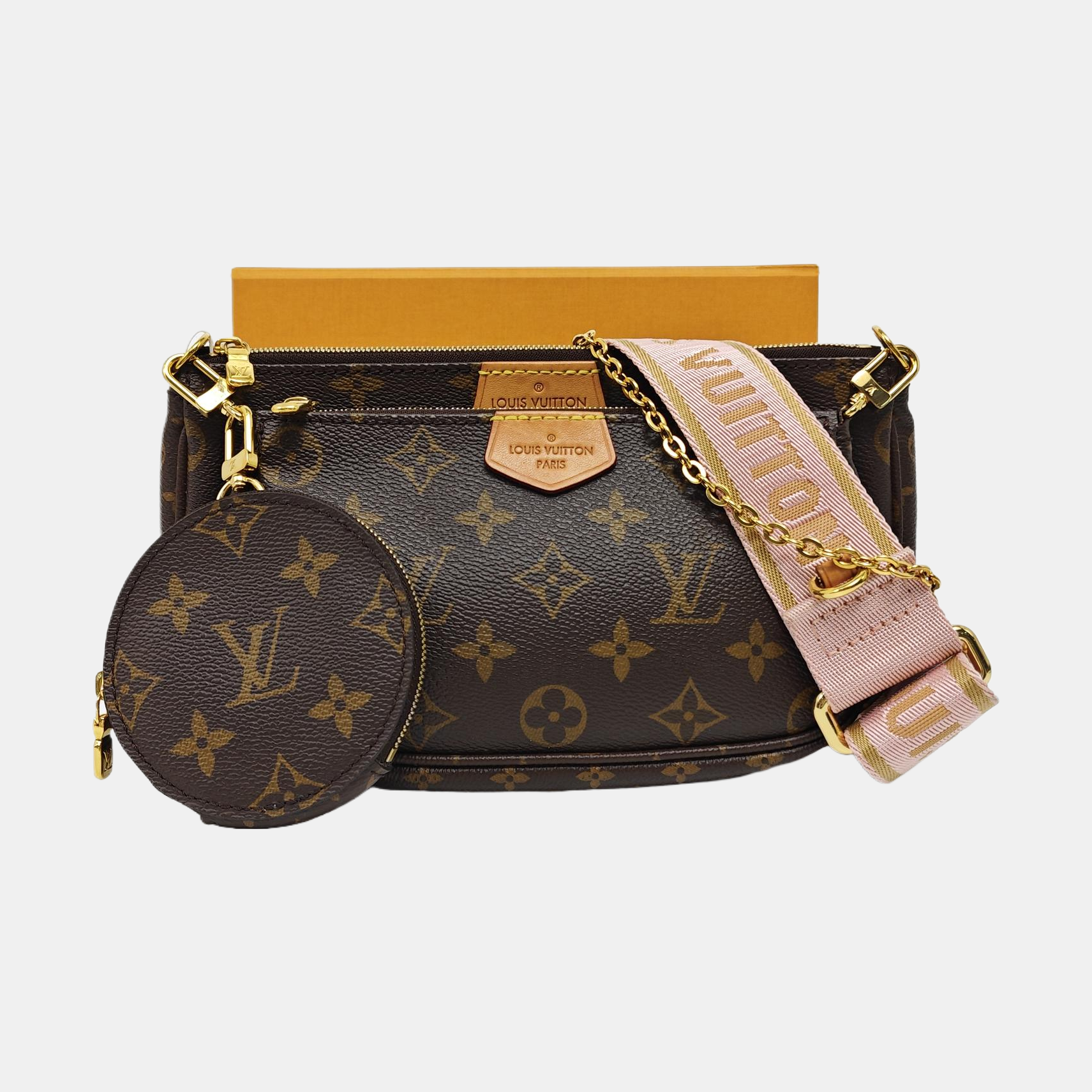 MULTI Monogram Coated Canvas Brown
