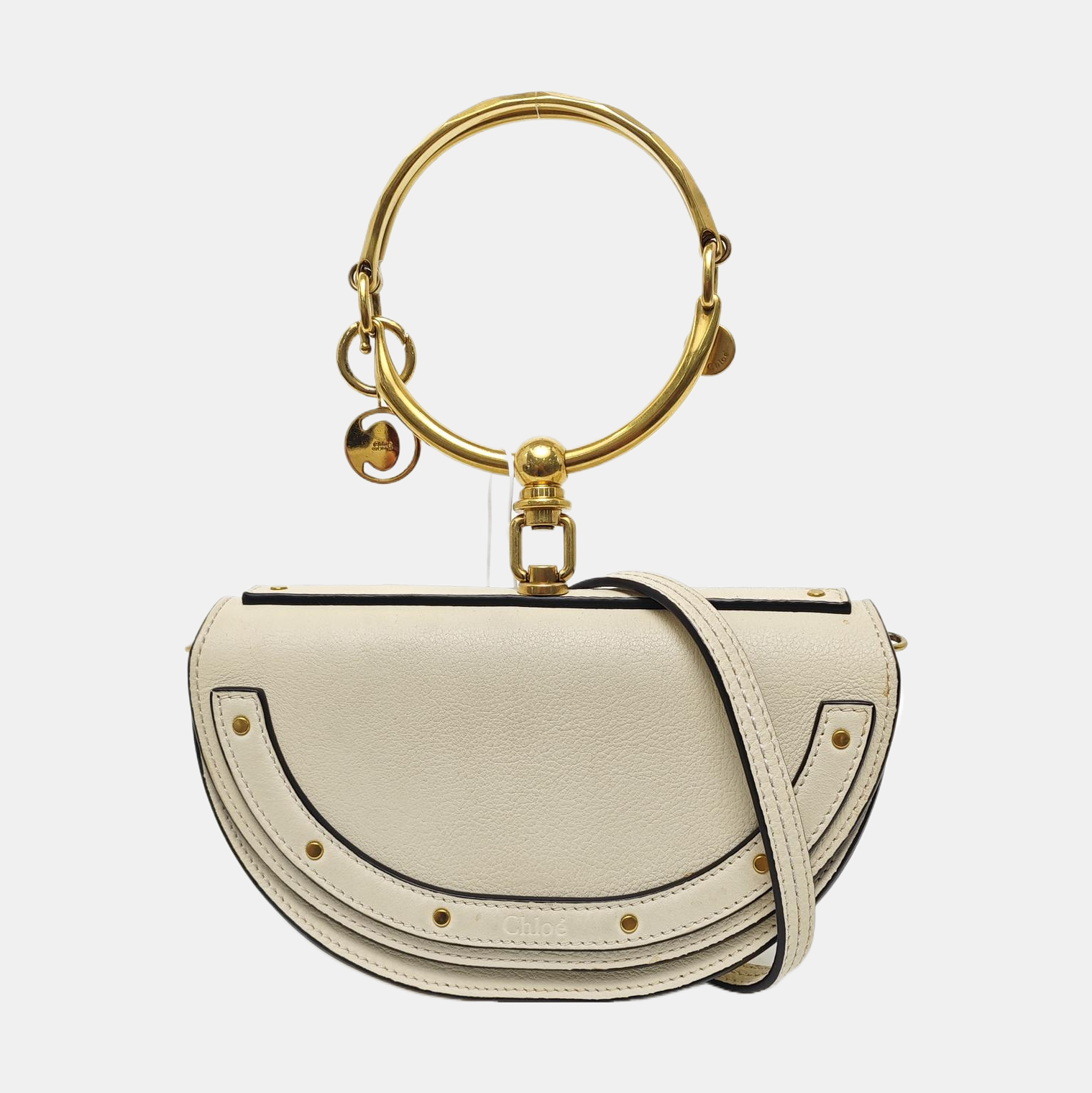 Nile Small Calfskin White