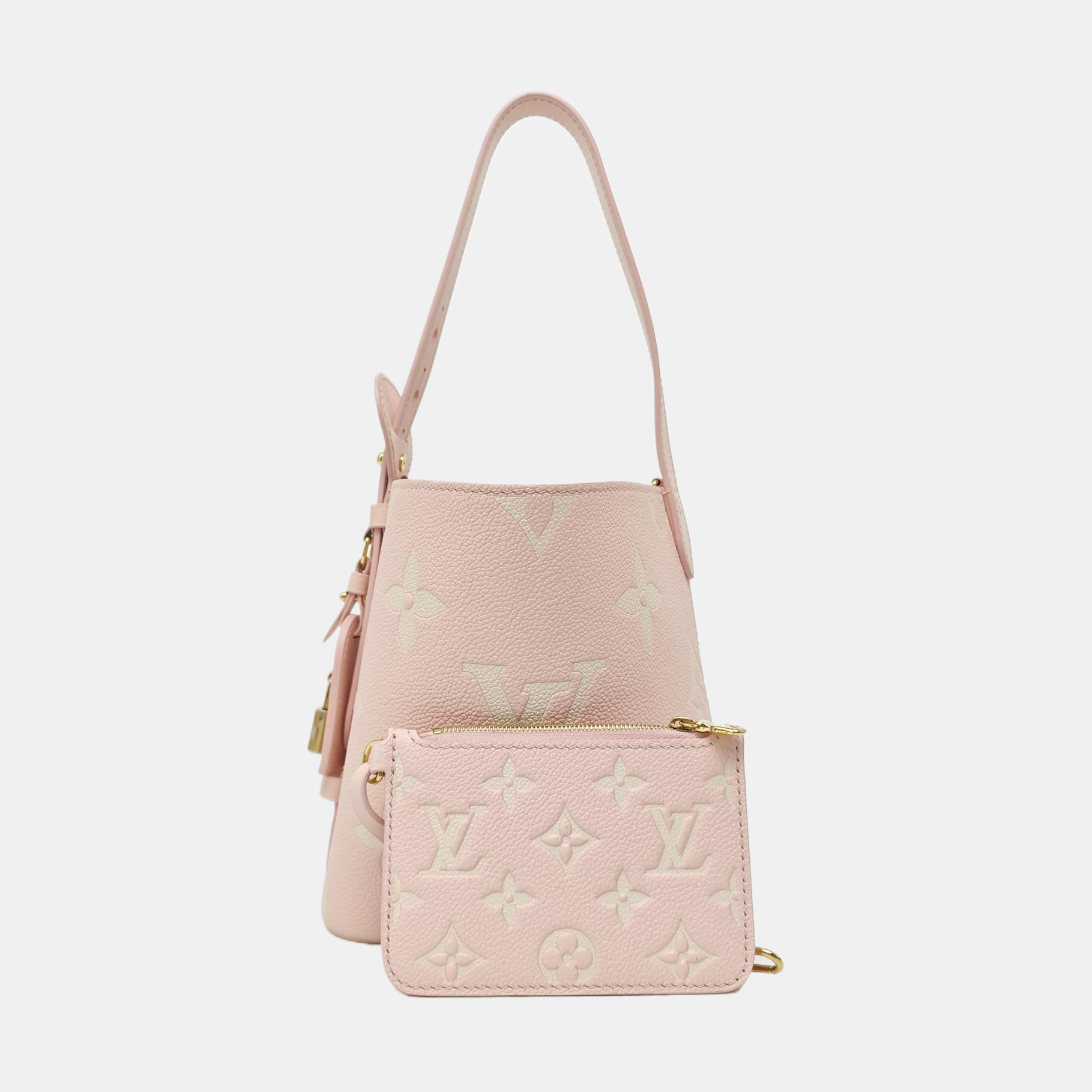 ALL IN BB Monogram Calfskin Pink