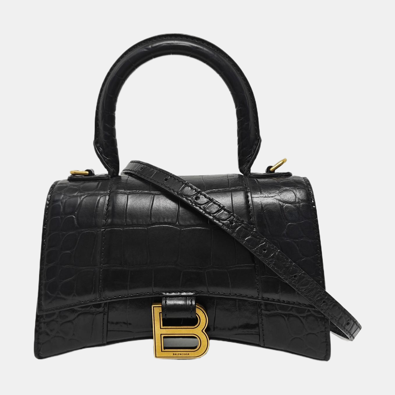 Hourglass XS Calfskin Black