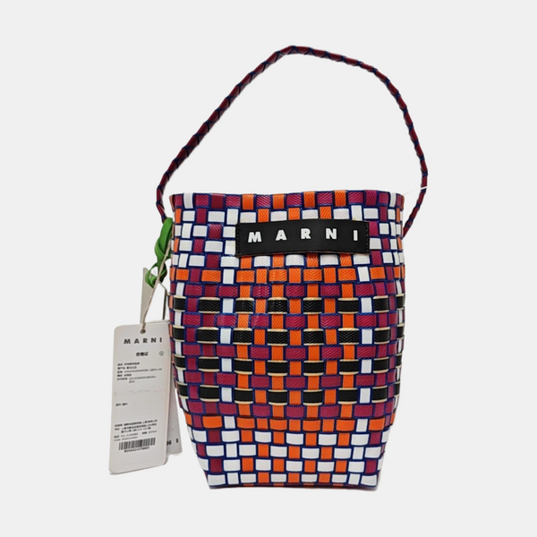 Special Material Bucket Bag Multicolor