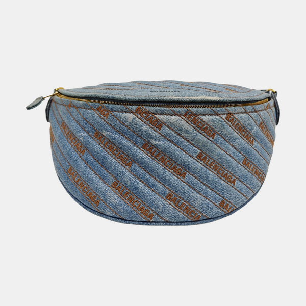 Souvenirs Quilted Denim Blue