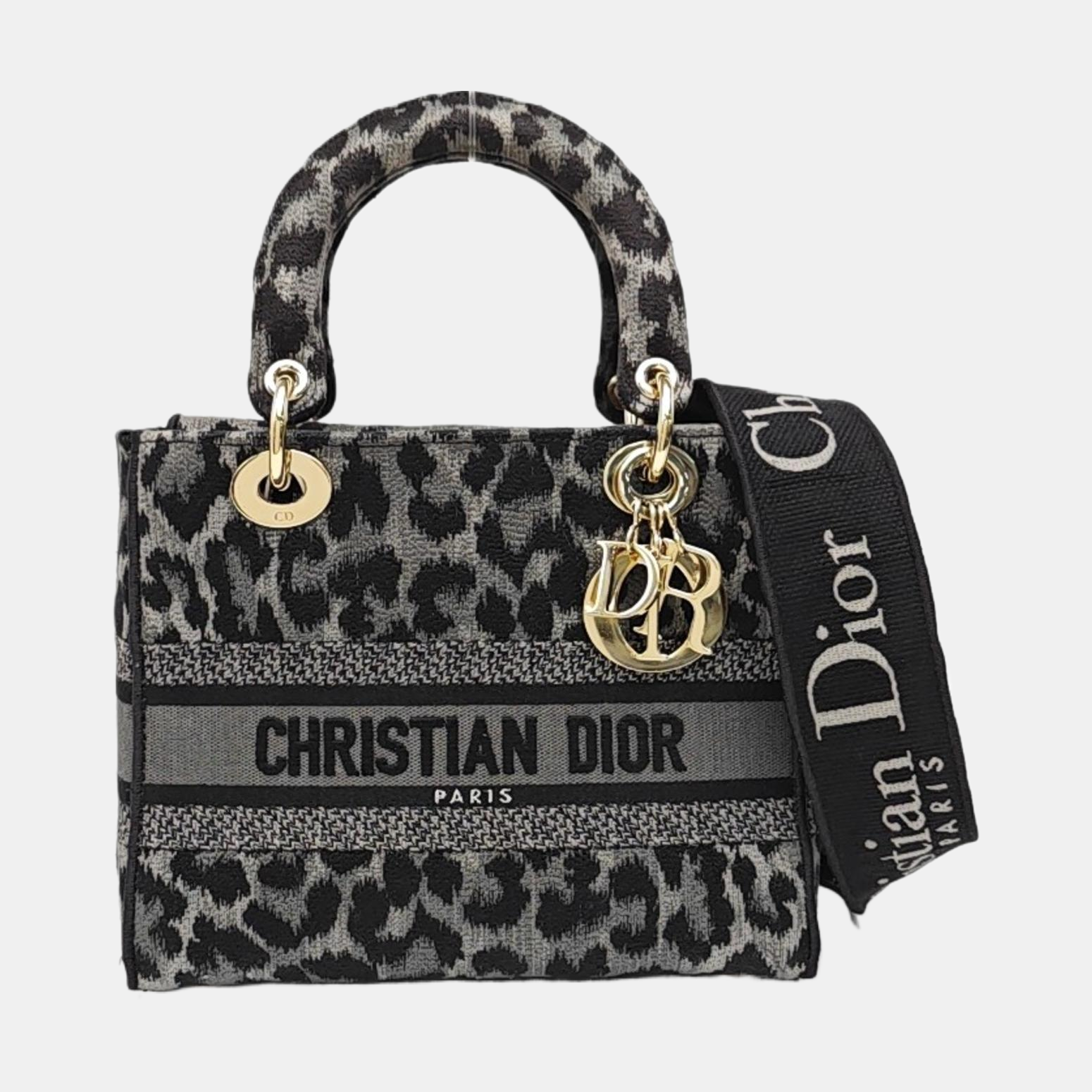 Lady D-Lite Medium Canvas Gray