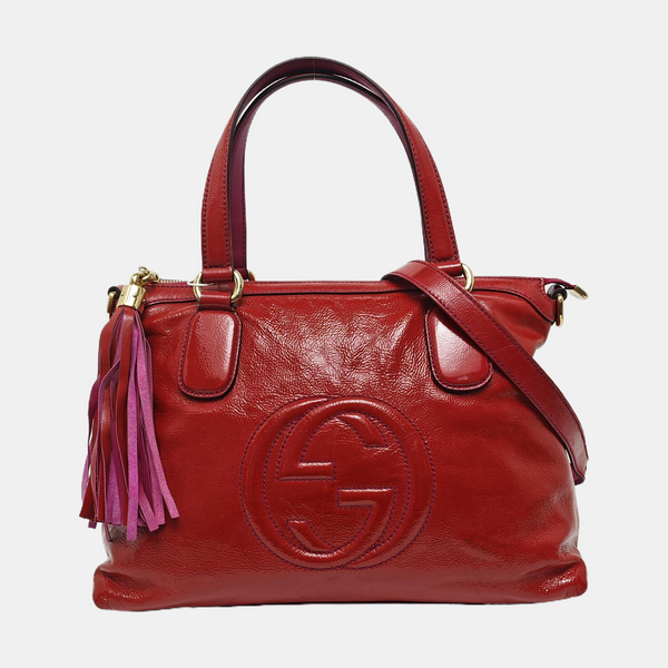 Soho Small Calfskin Red