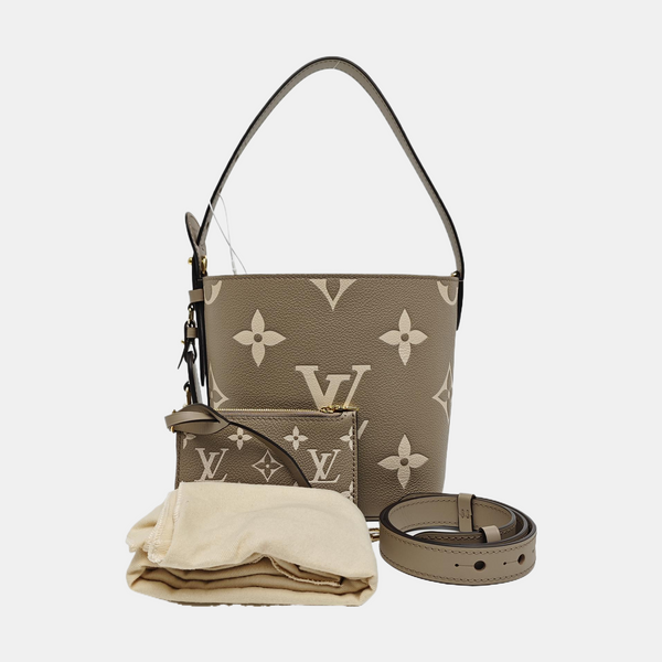 ALL IN BB Monogram Calfskin Gray