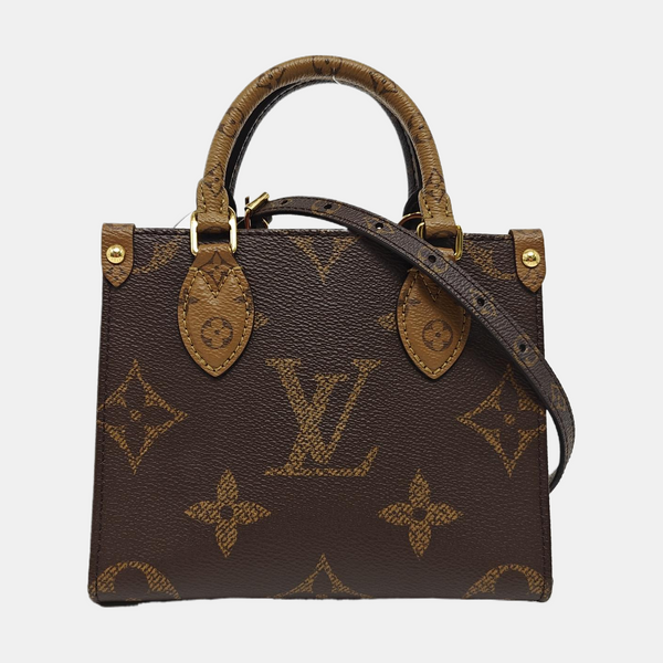 ONTHEGO BB Monogram Coated Canvas Brown