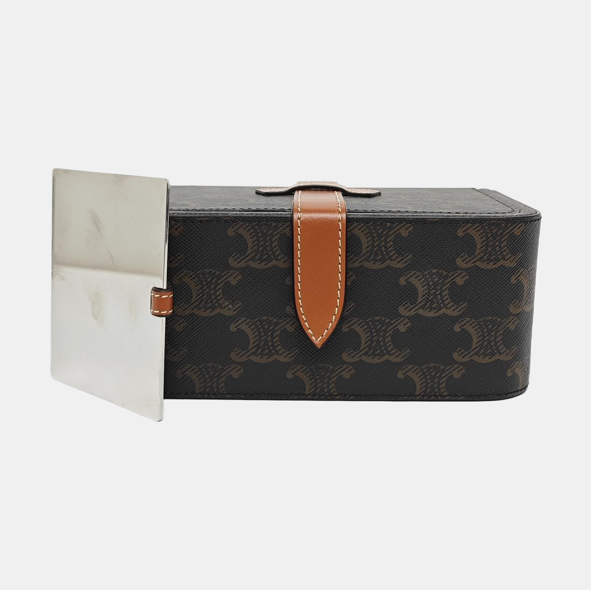 Large Coated Canvas Brown