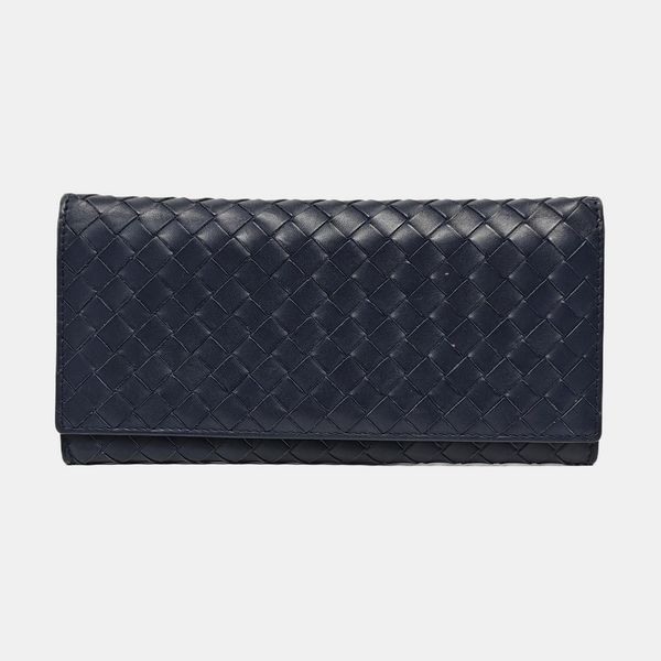 Calfskin Wallet Blue