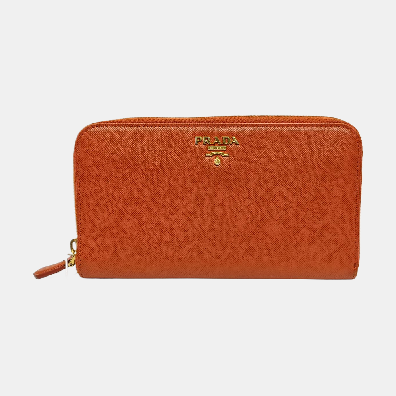 Saffiano Calfskin Wallet Orange