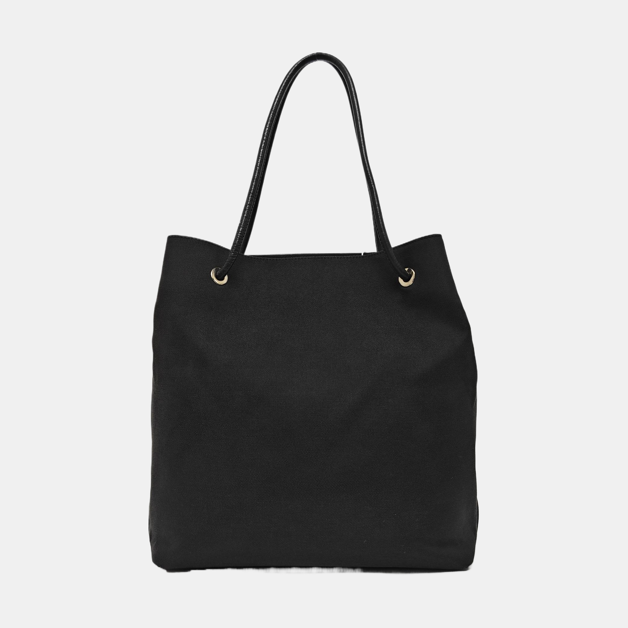 Canvas Shoulder Bag Black