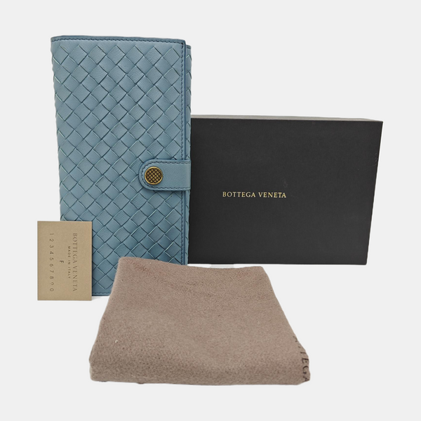 Lambskin Wallet Blue