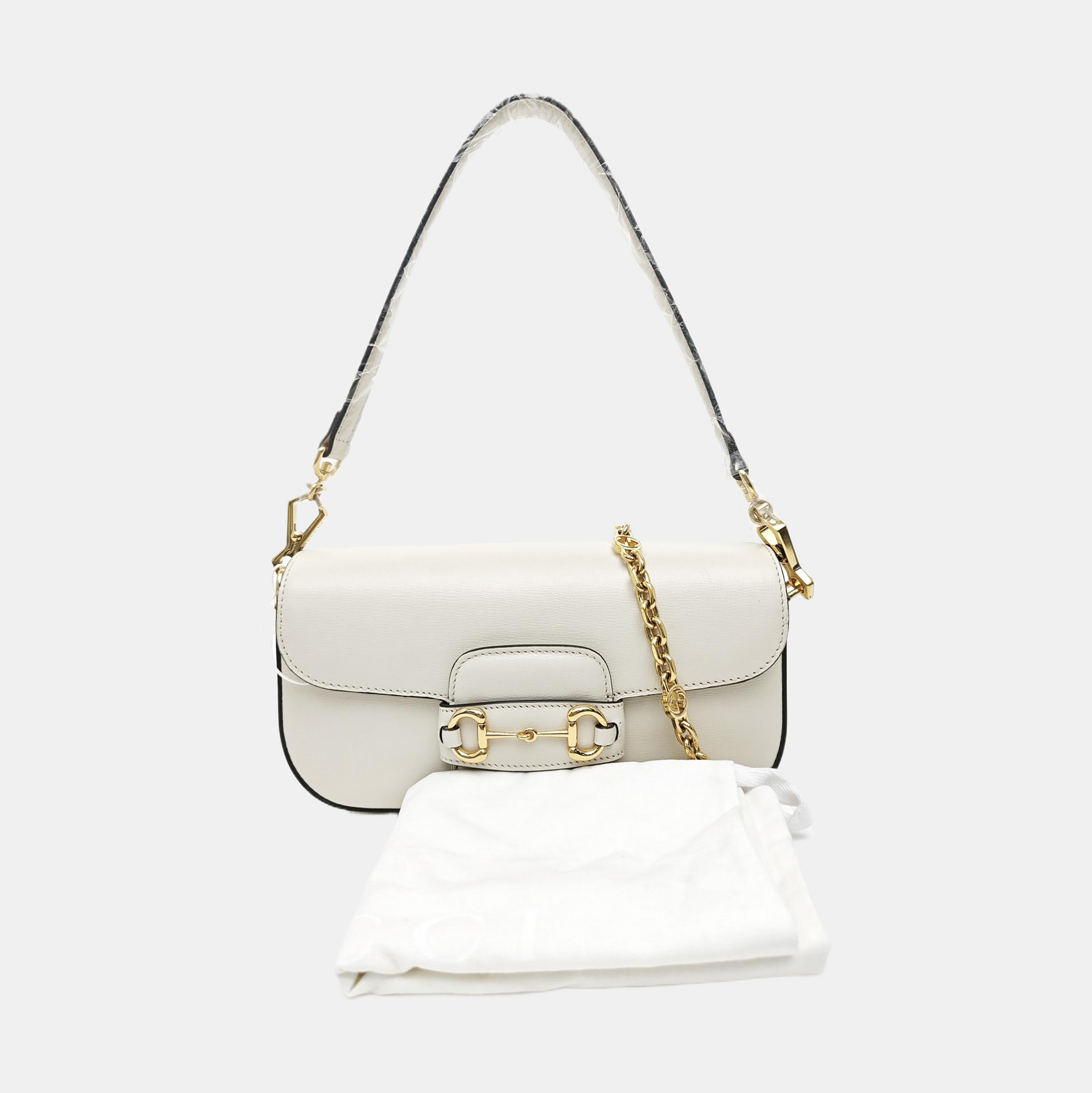 Horsebit 1955 Small Calfskin White
