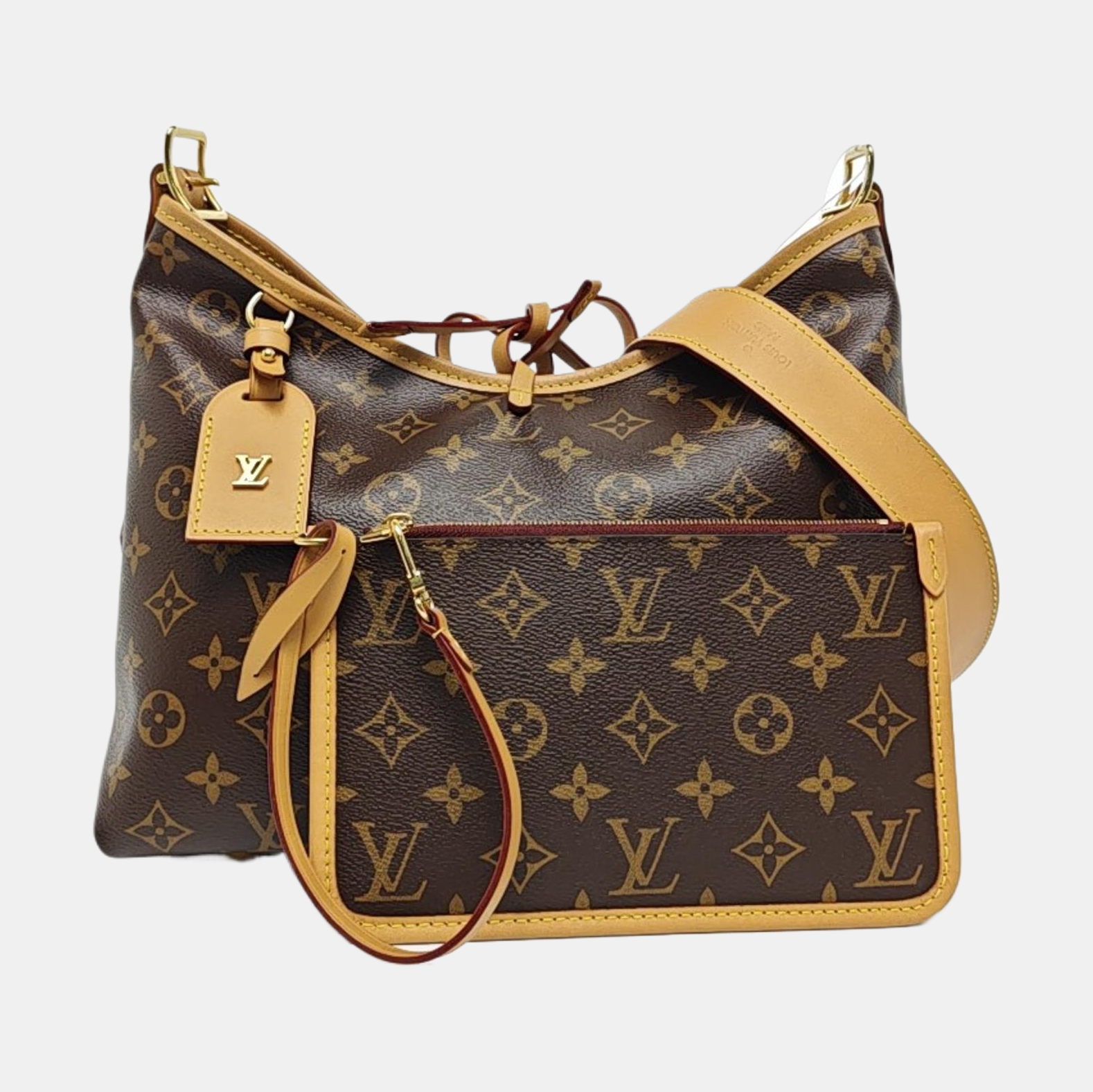CARRYALL PM Monogram Coated Canvas Brown