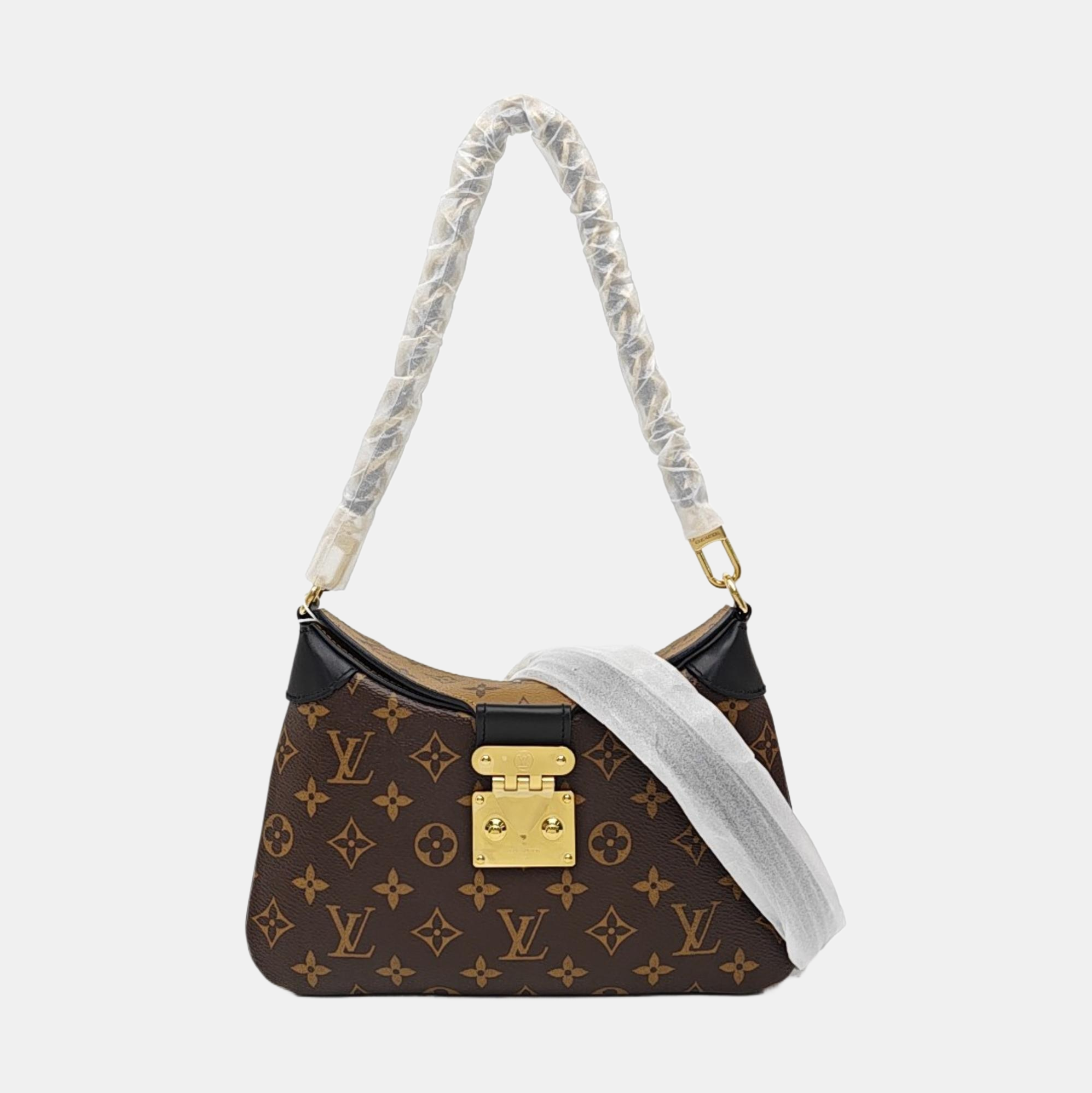 TWINNY Monogram Coated Canvas Brown