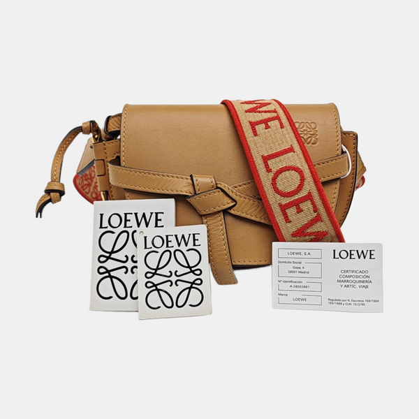 Gate Mini Calfskin Beige