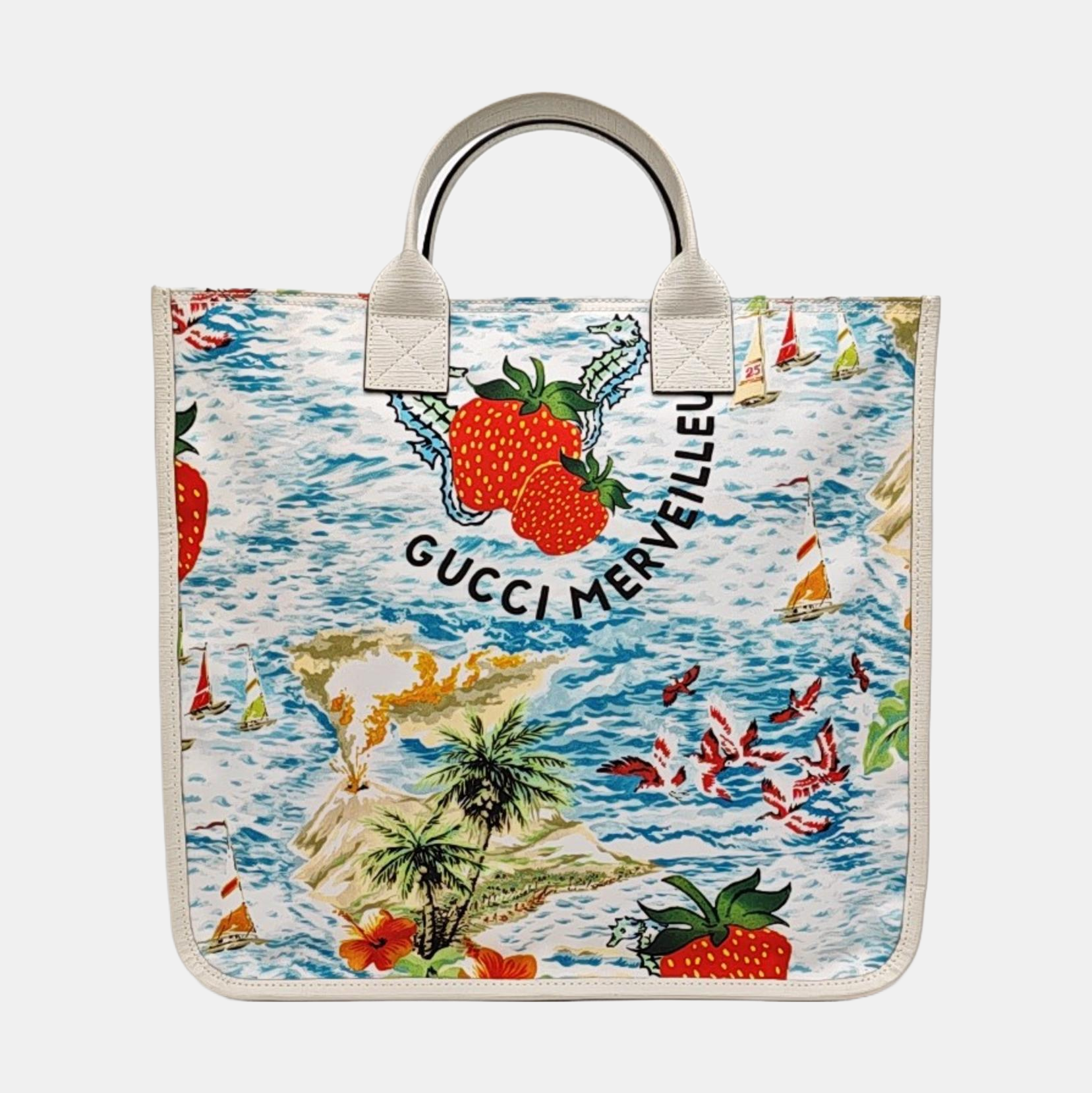 Fabric Tote Bag Multicolor