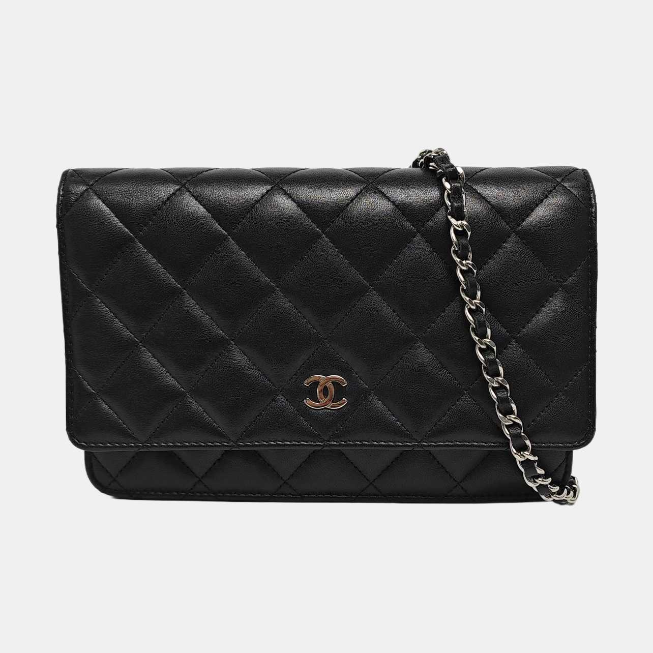 WOC Quilted Lambskin Black
