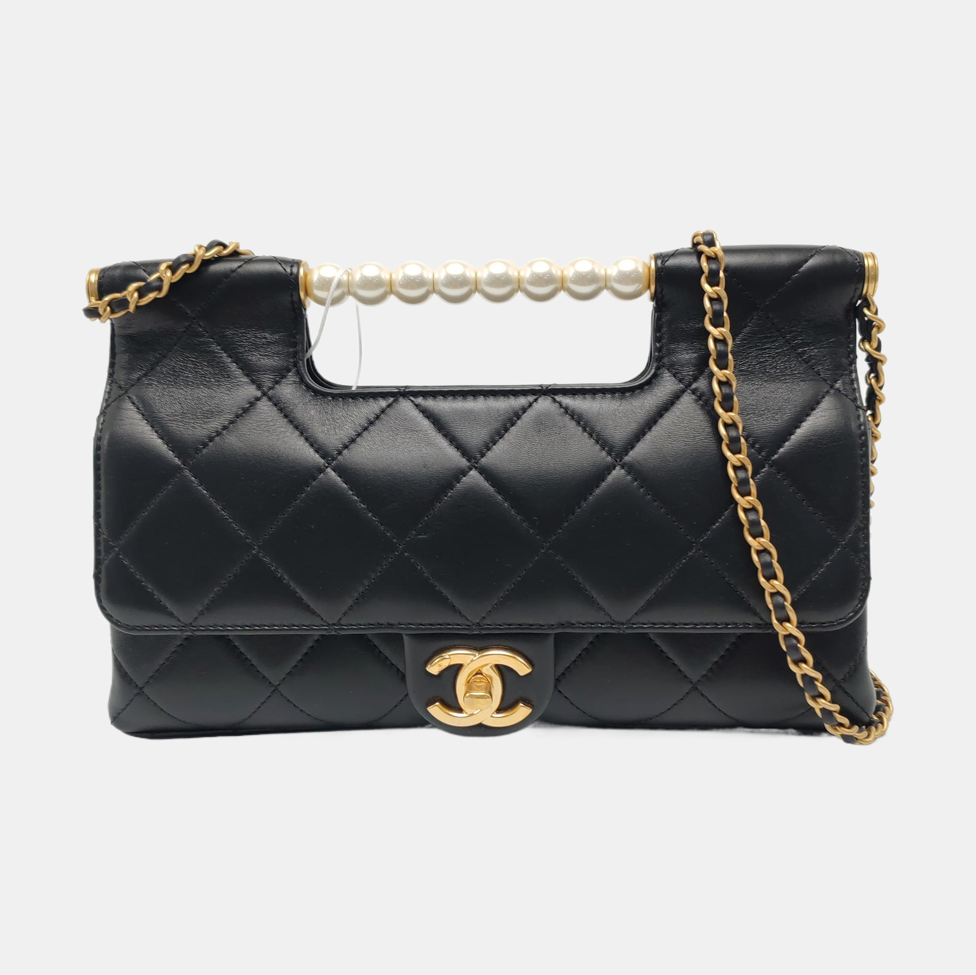 Quilted Lambskin Black