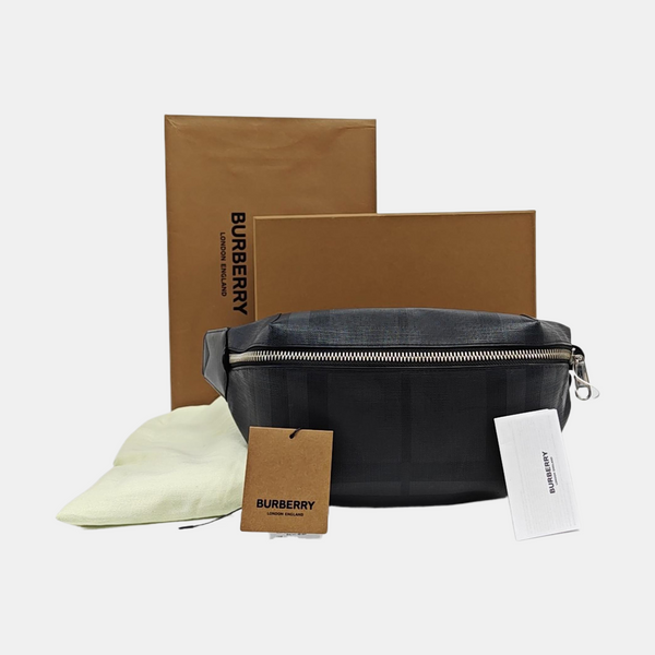 London Medium Coated Canvas Gray