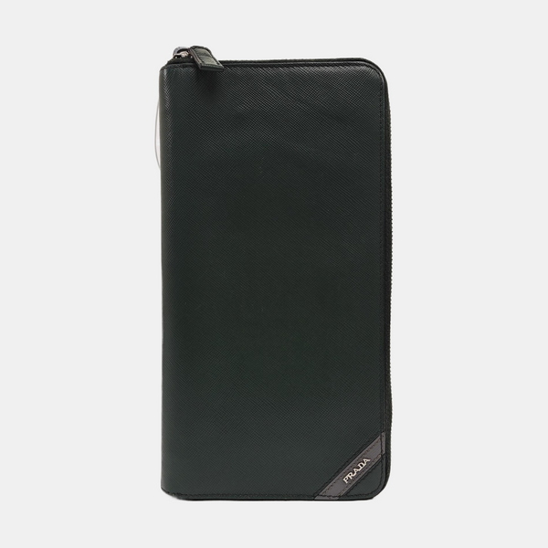 Saffiano Calfskin Wallet Green