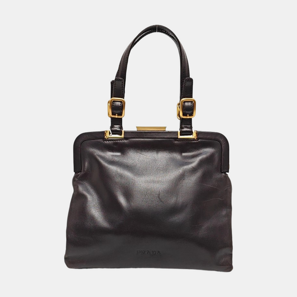 Calfskin Tote Bag Brown