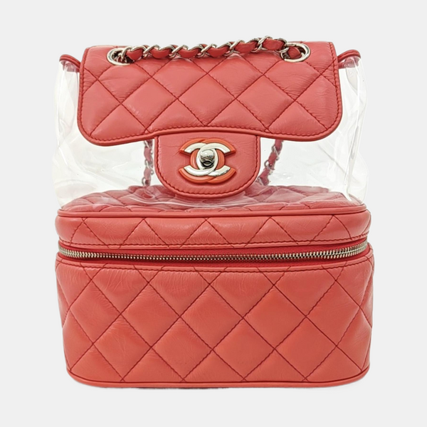 AQUARIUM Quilted Calfskin Red