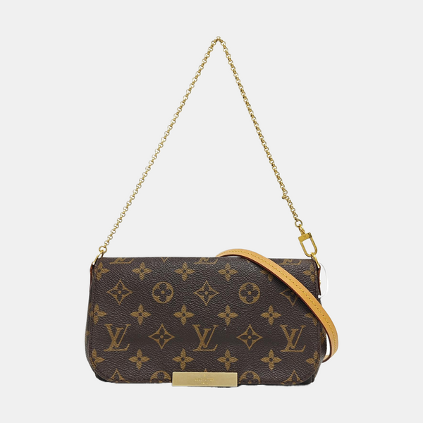 FAVORITE PM Monogram Coated Canvas Brown