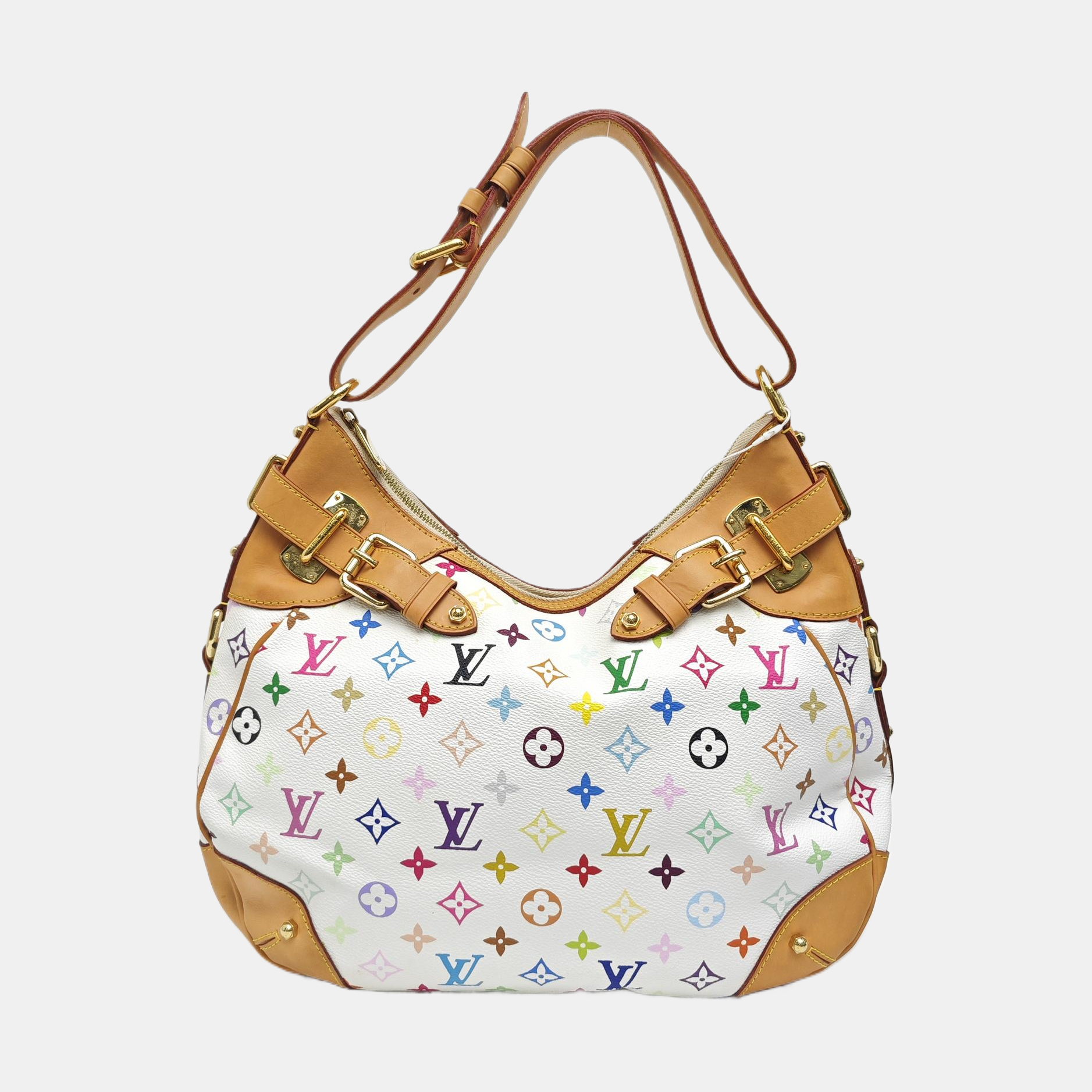 LV × TM GRETA Monogram Coated Canvas White
