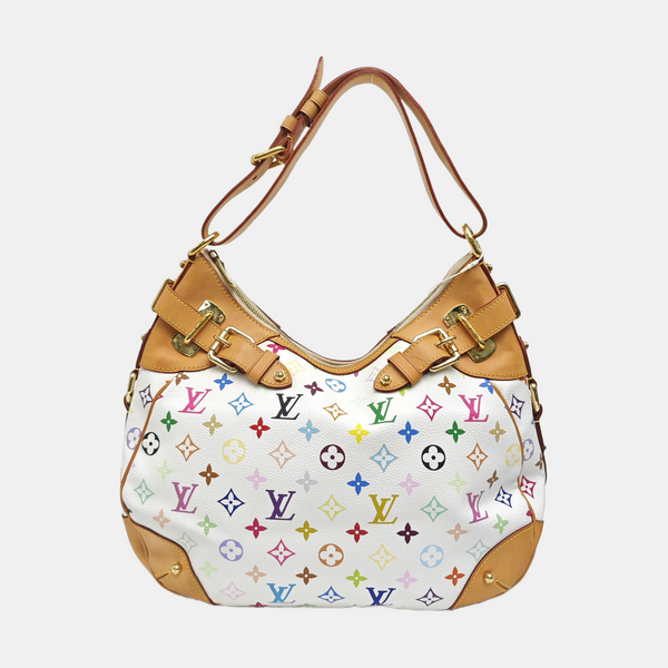LV × TM GRETA Monogram Coated Canvas White