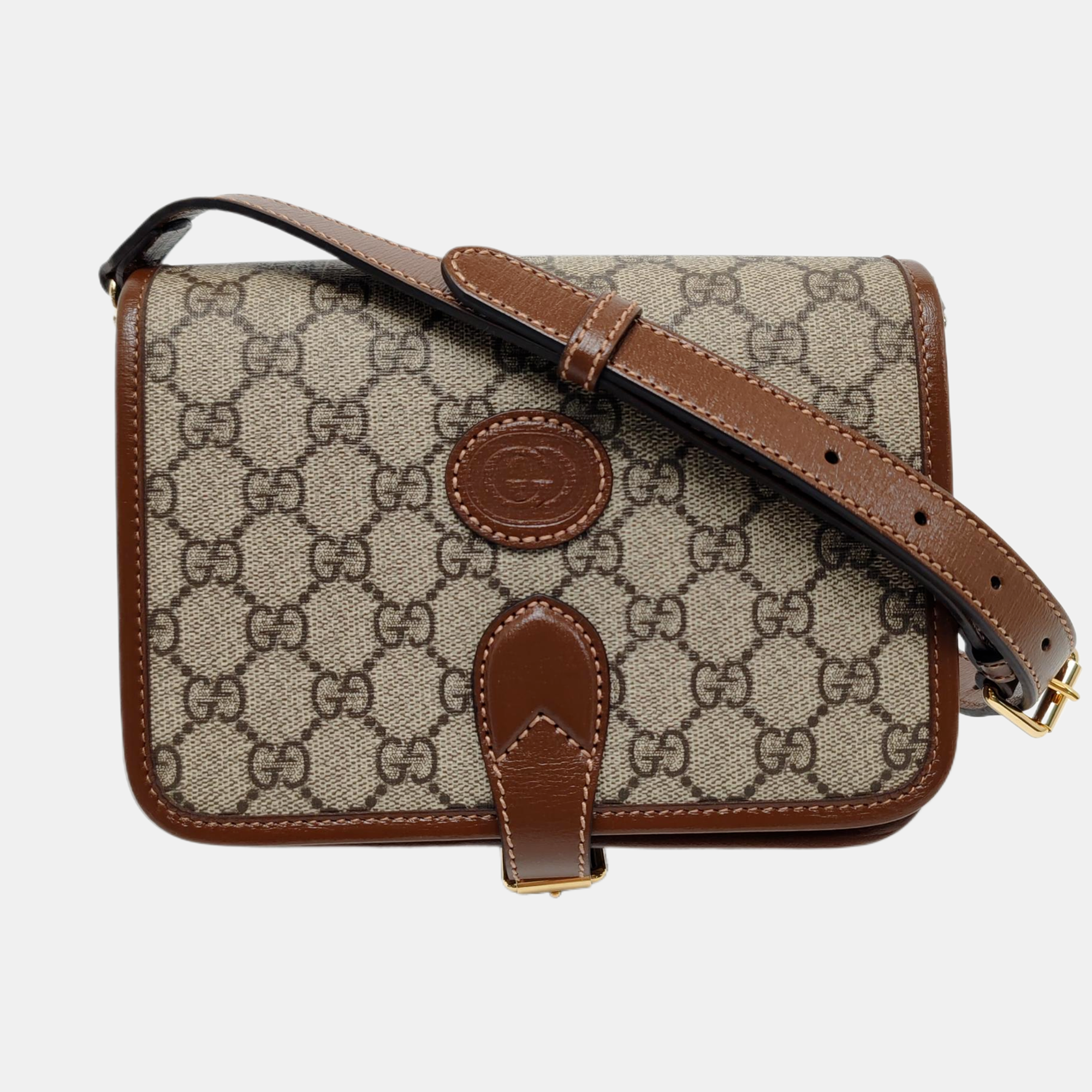 Retro Mini Monogram Coated Canvas Beige