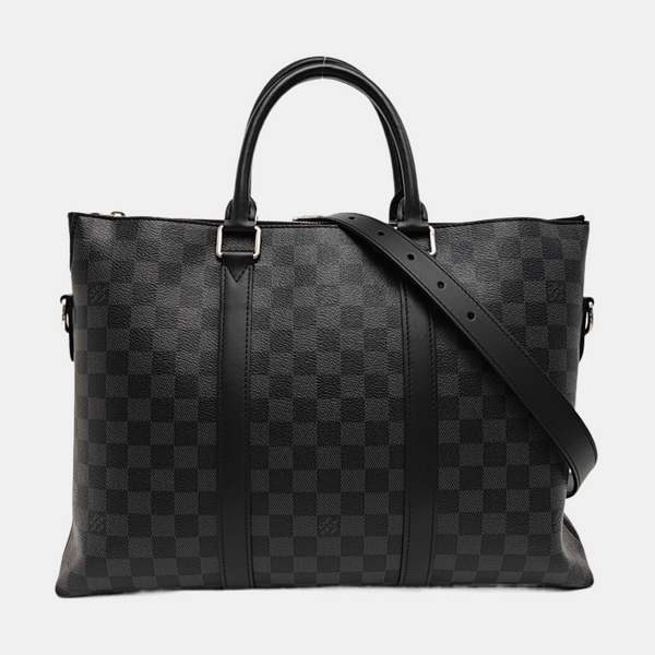 PORTE-DOCUMENTS Damier Graphite Coated Canvas Gray
