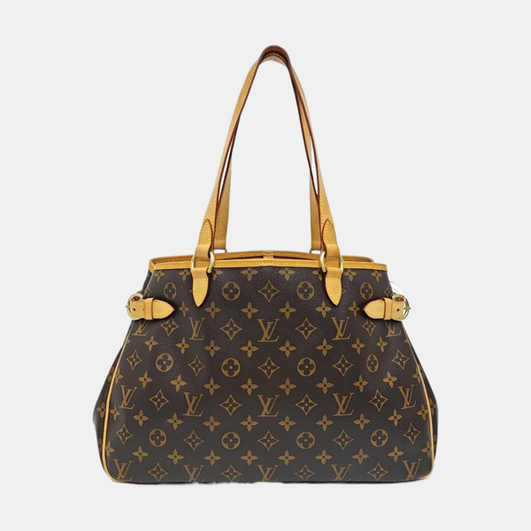 BATIGNOLLES GM Monogram Coated Canvas Brown