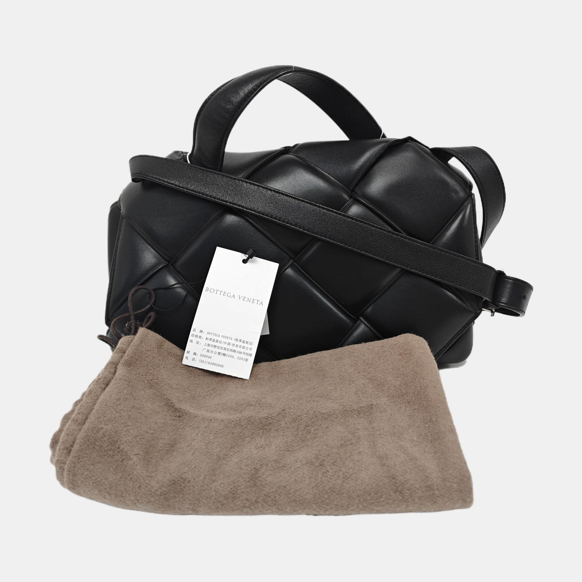 Lambskin Shoulder Bag Black