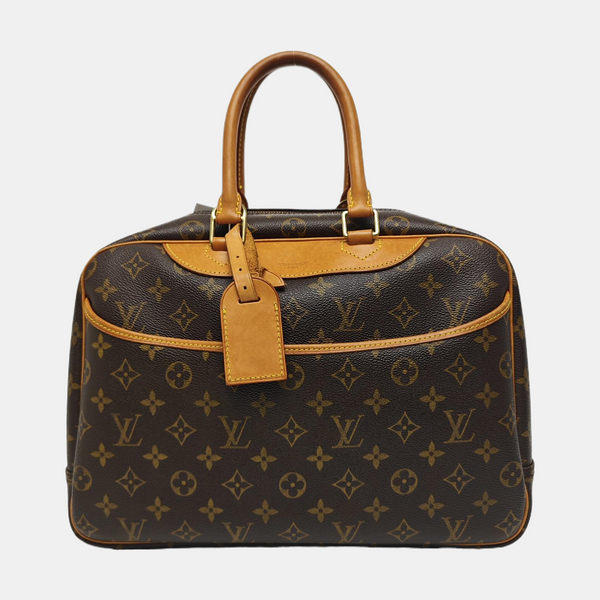 DEAUVILLE Monogram Coated Canvas Brown