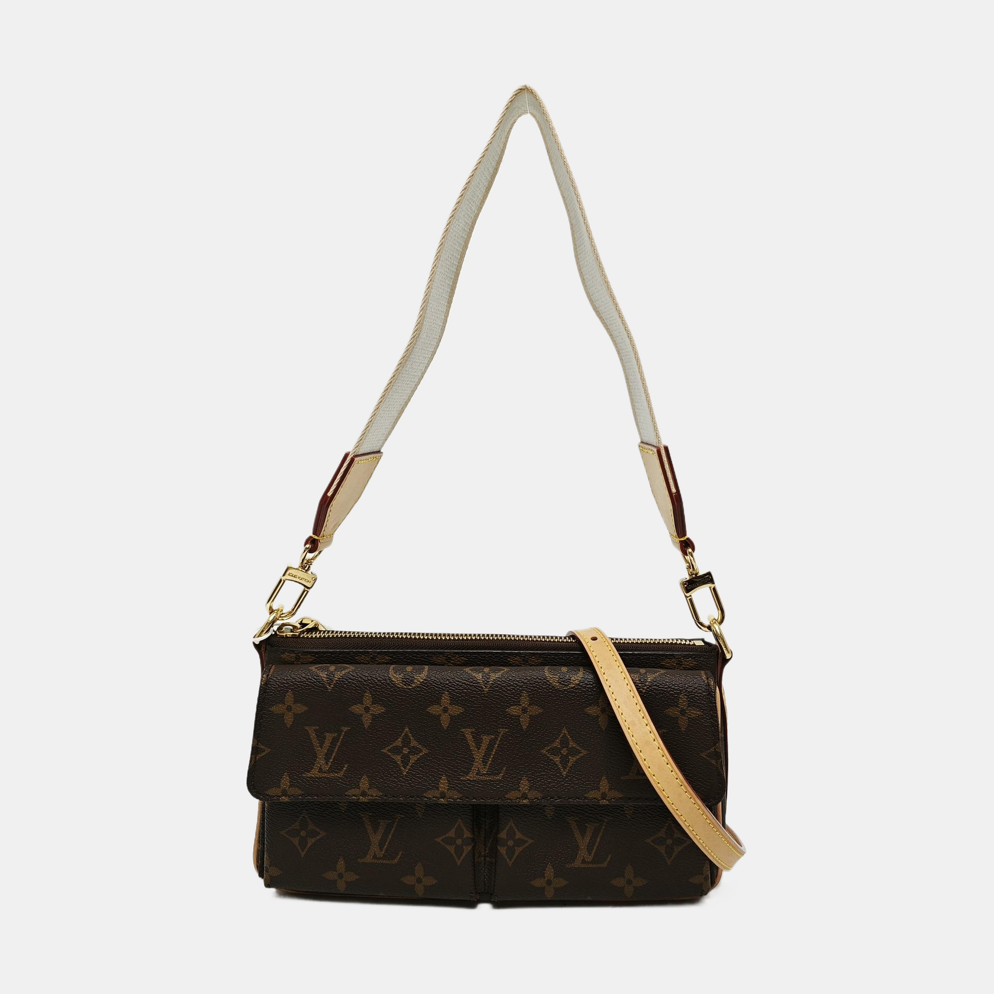 VIVA CITE Monogram Coated Canvas Brown