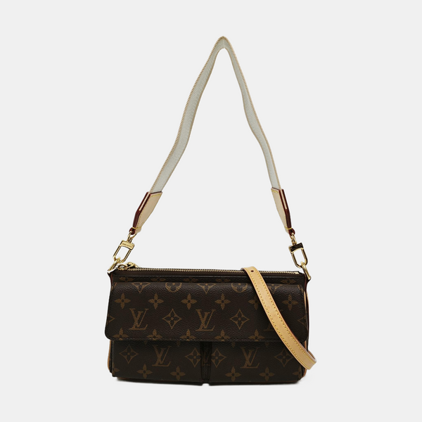 VIVA CITE Monogram Coated Canvas Brown
