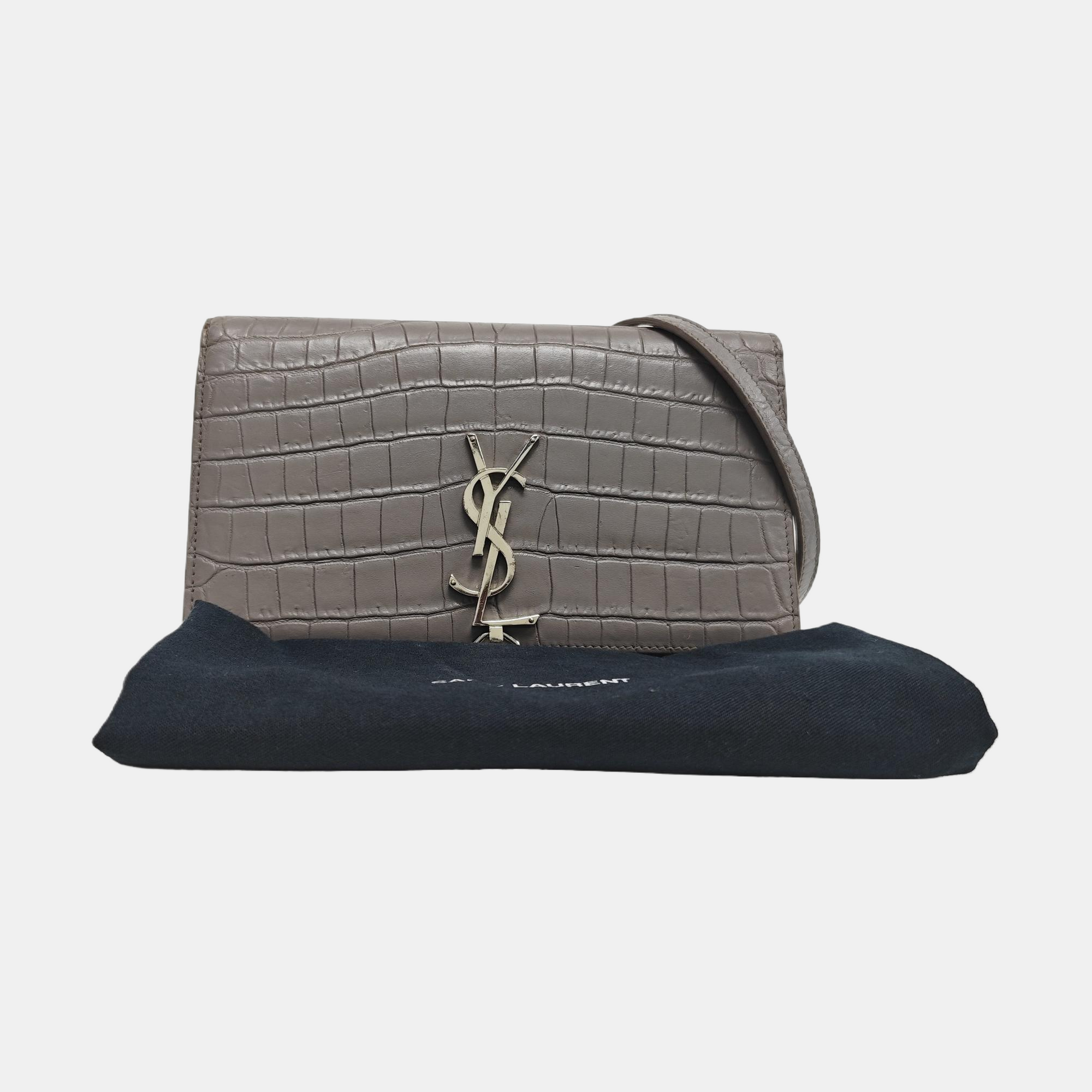 KATE WOC Calfskin Gray