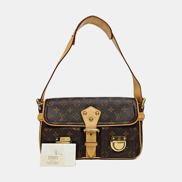 HUDSON PM Monogram Coated Canvas Brown