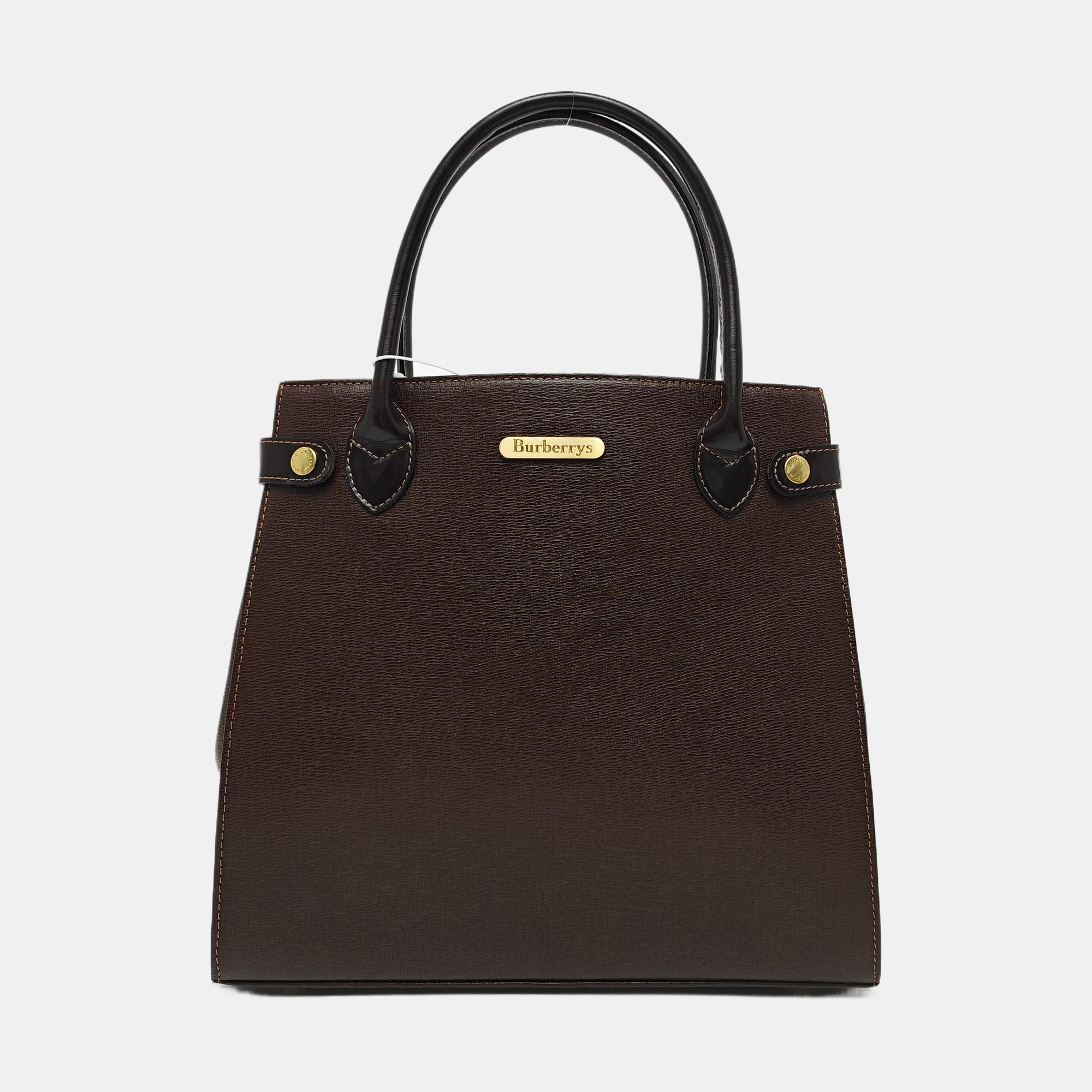 Calfskin Tote Bag Brown